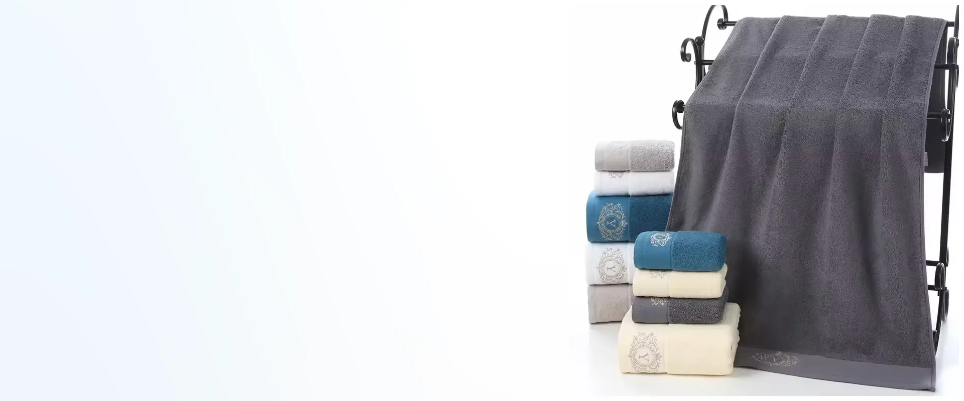 Custom bath towels for hotels, spas and retail collections